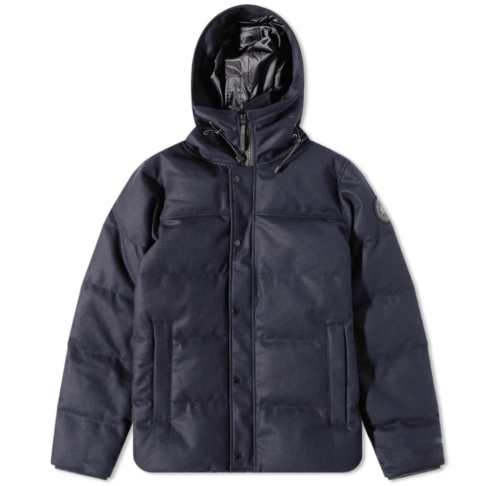 Parka Canada Goose Dynaluxe Wool Macmillan Parka "Atlantic Navy Melange" Navy | 3804M1-1161, 0