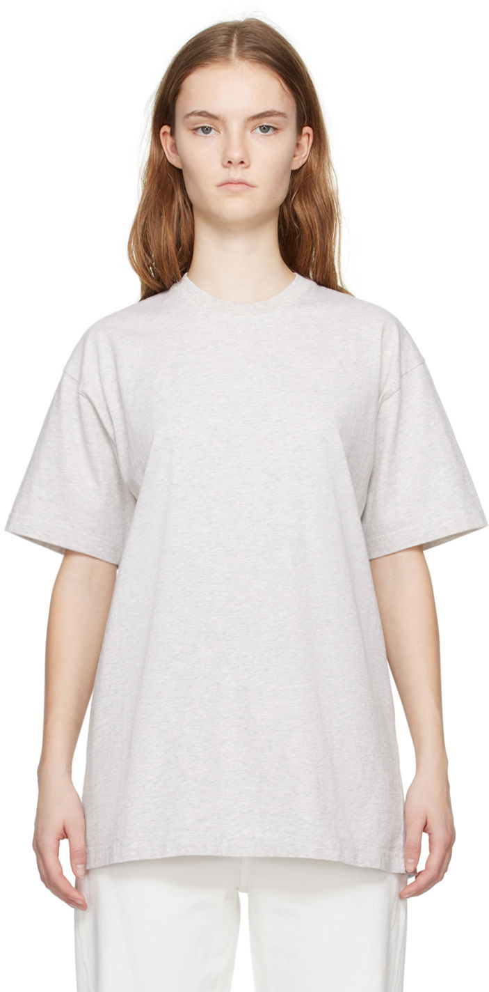 Tričko TOTEME TOTEME Straight T-Shirt Šedá | 234-WRT865-FB0092, 0
