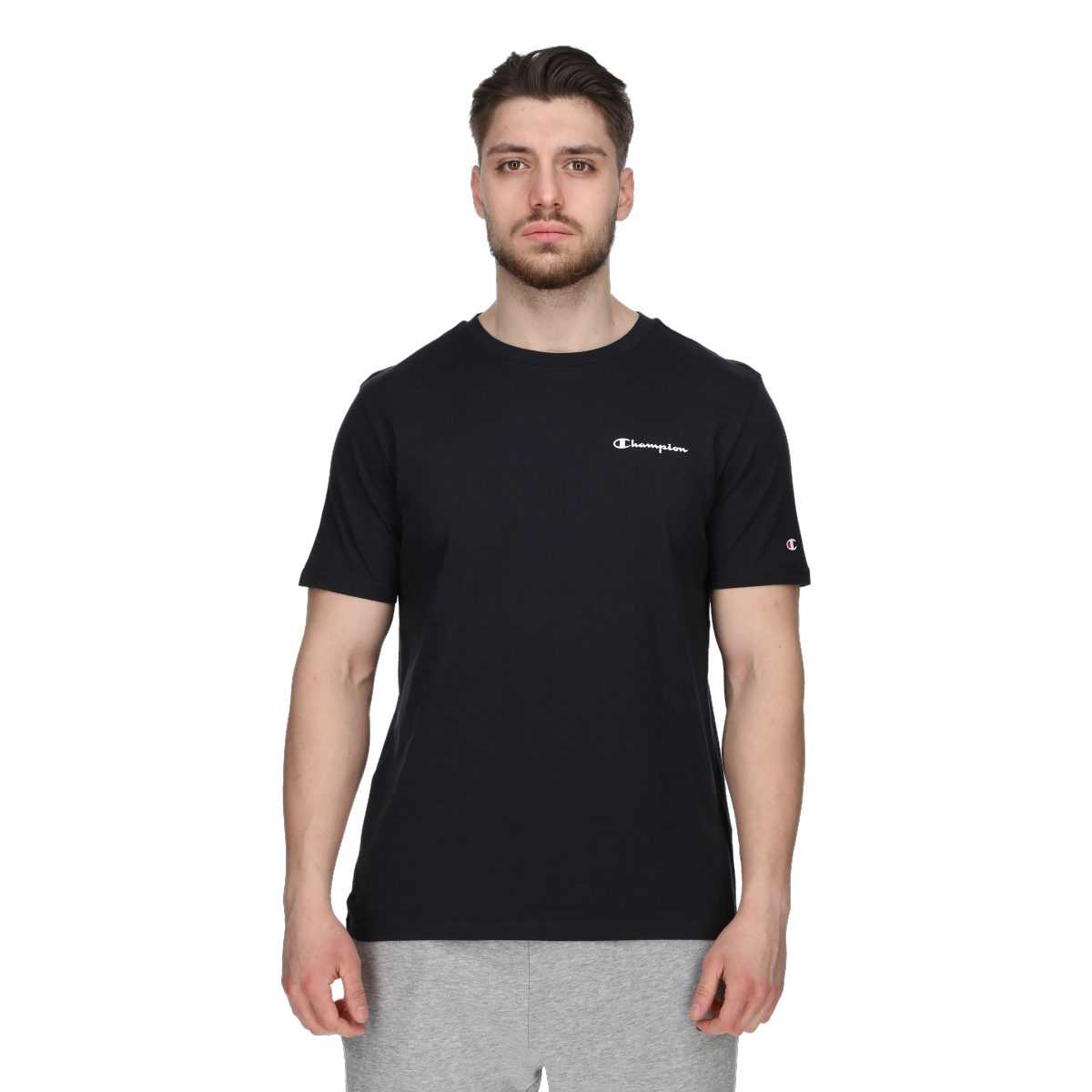 Tričko Champion Basic T-Shirt Čierna | CHA241M800-21, 0