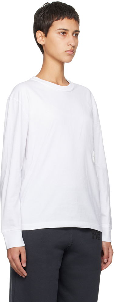 Tričko Alexander Wang Puff Long Sleeve T-Shirt Biela | 4CC3221356, 1