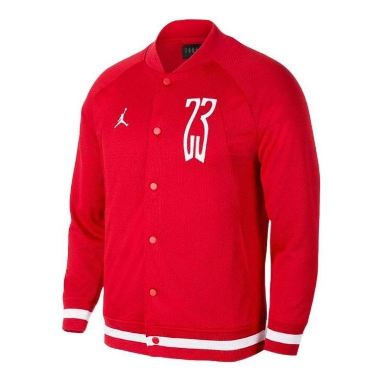 Bomber bunda Jordan Jordan Last Shot Mesh Bomber Jacket Červená | AQ0617-687