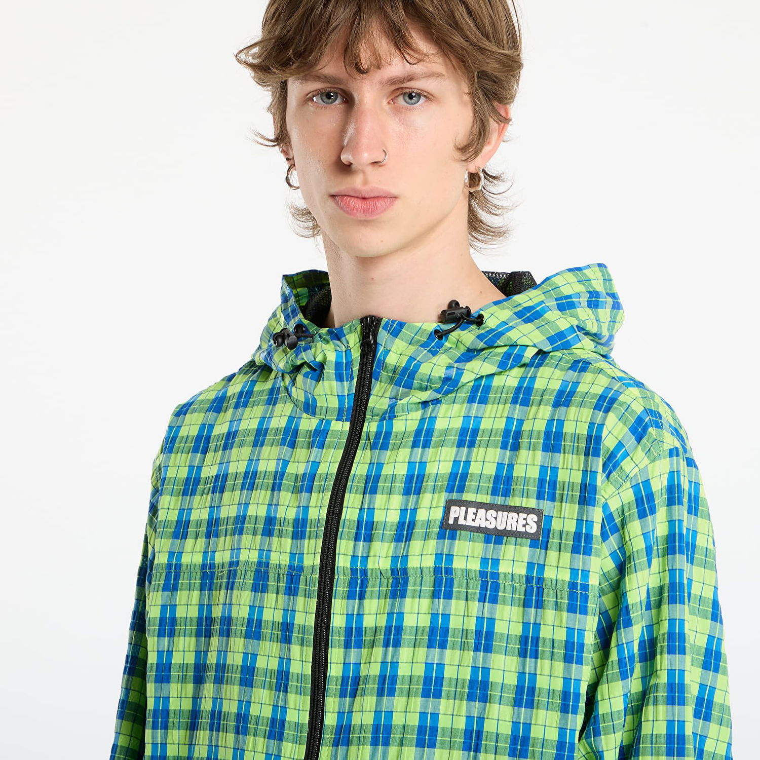 Bunda Pleasures Practice Hooded Jacket Neon Zelené | P25F001-NEON, 1