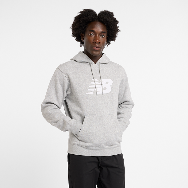 Mikina New Balance NB Hoodie Šedá | Pánska bunda New Balance MT43904AG – sivé, 0
