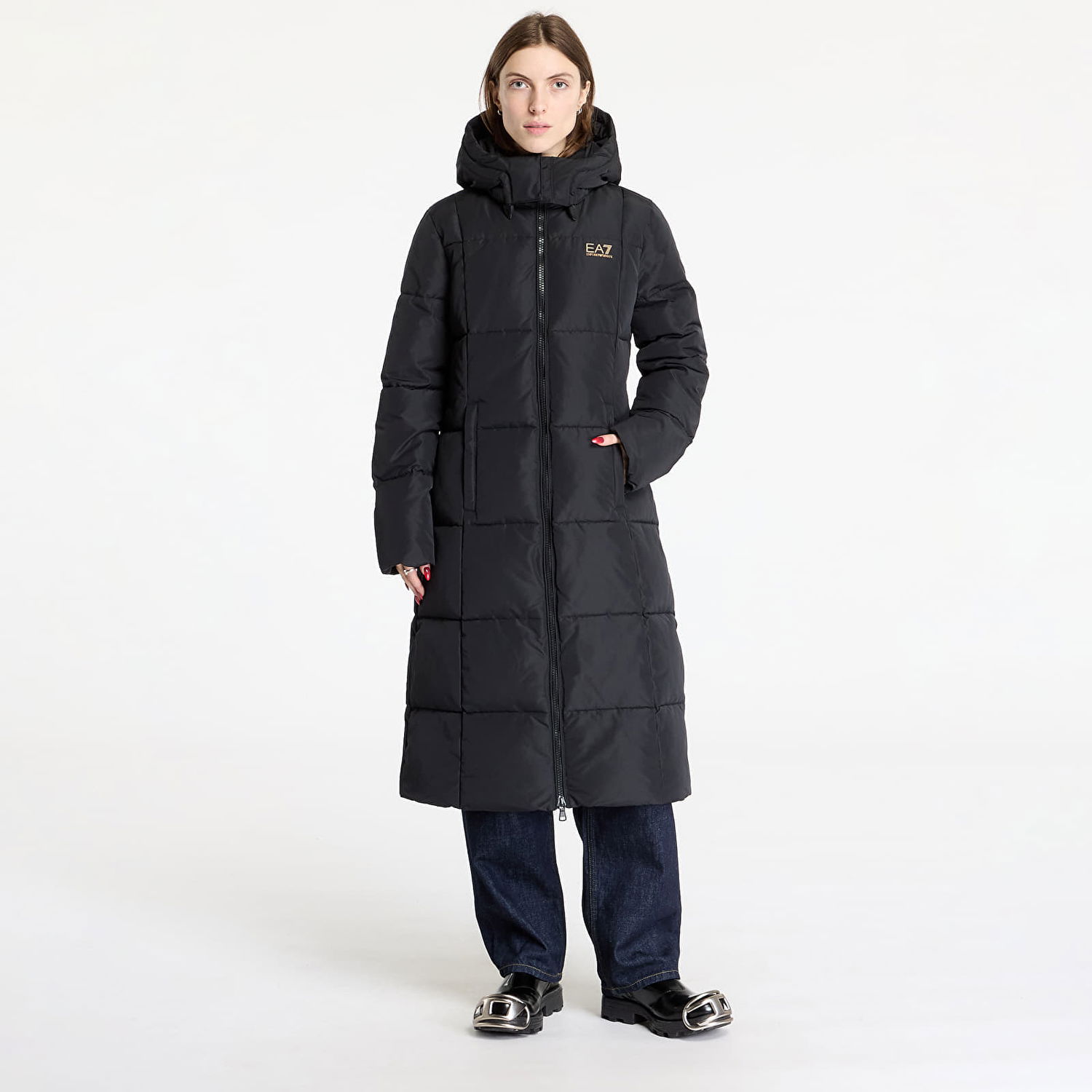 Kabáty Emporio Armani Long Padded Coat Čierna | 6DTL01TN8AZ0210, 0