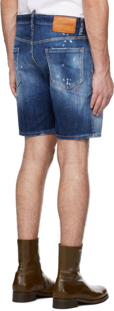 Šortky DSQUARED2 Dsquared2 Medium Easy Wash Denim Shorts Modrá | S74MU0884_S30664, 2