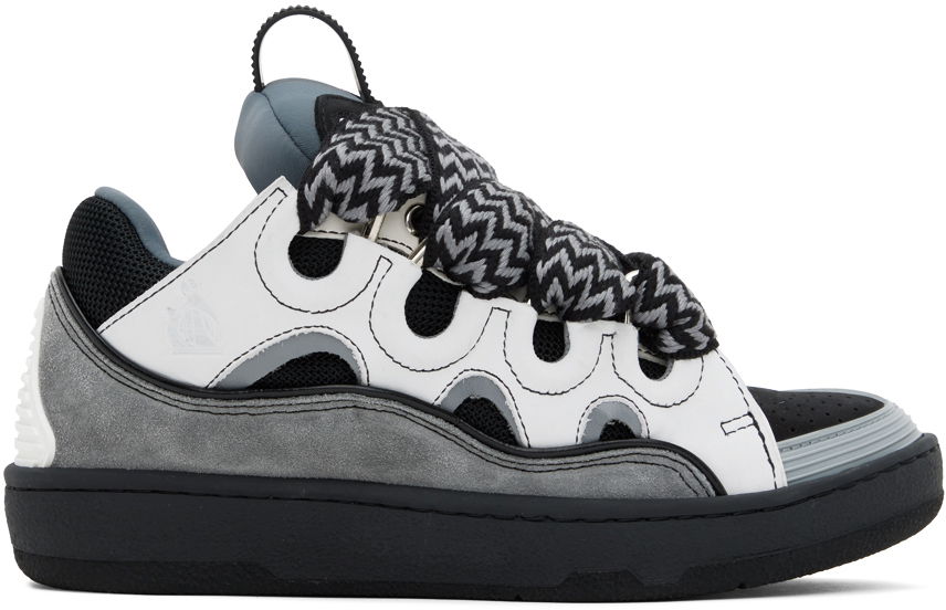 Tenisky a topánky LANVIN Curb Sneakers "Gray & Black" Šedá | FW-SKDK02-TONE-P24, 0