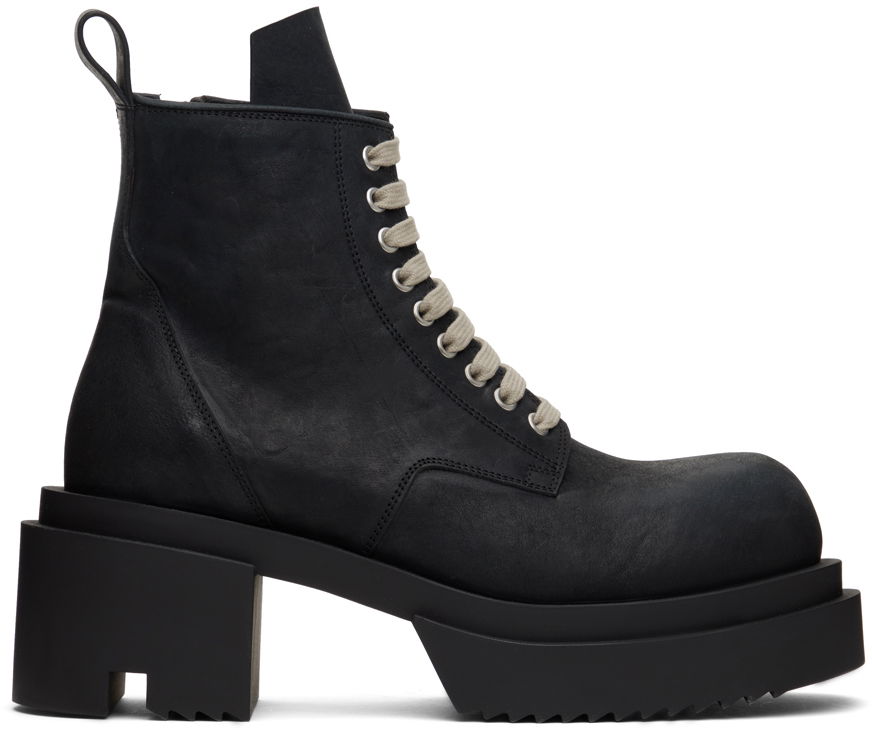 Tenisky a topánky Rick Owens Low Army Boots Čierna | RU01D3835 LBK, 0