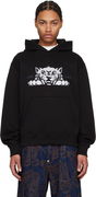 Happy Tiger Embroidered Hoodie