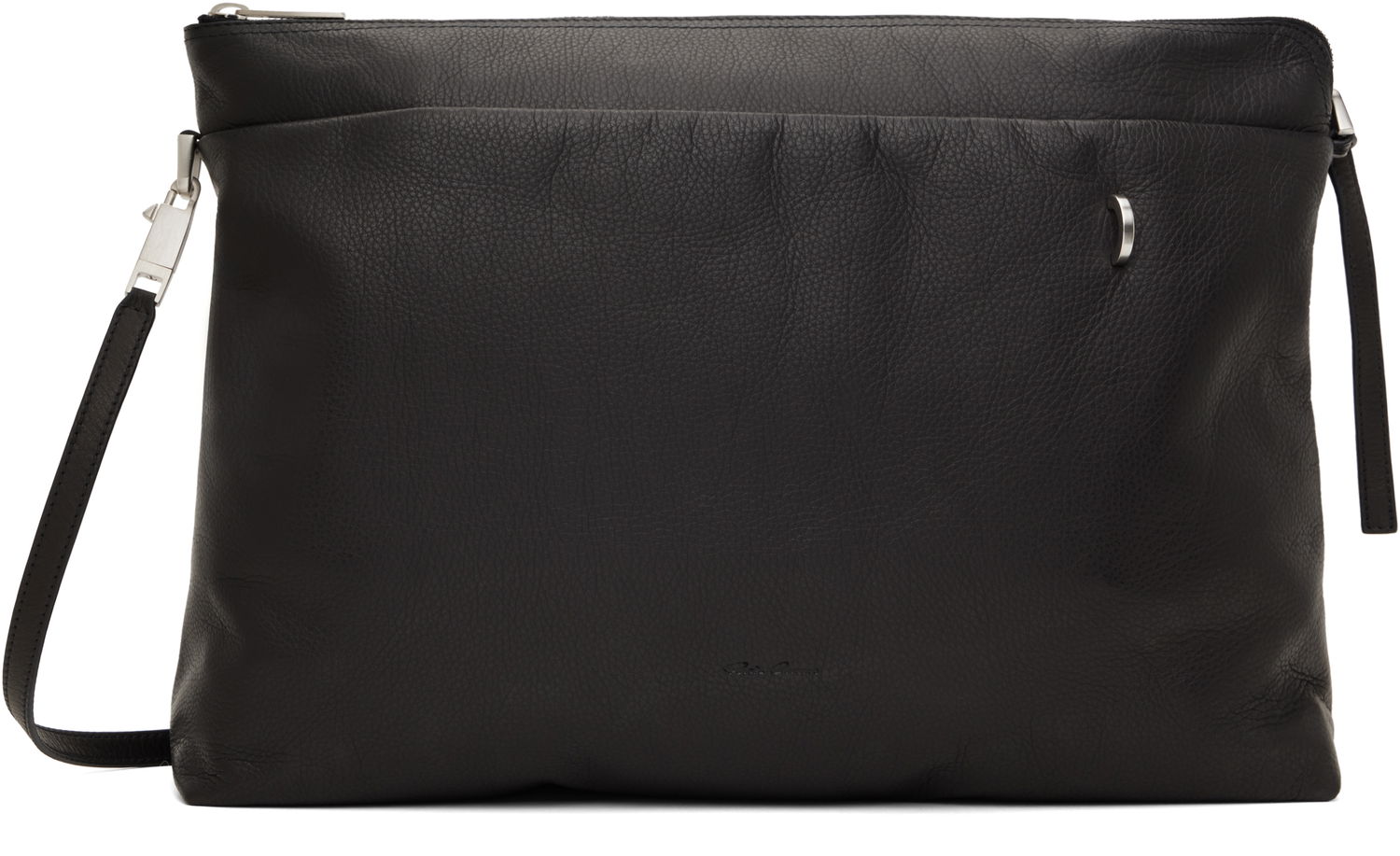 Kabelka Rick Owens Rick Owens Hollywood Big Adri Leather Pouch Čierna | RA01E0626 LCN, 0