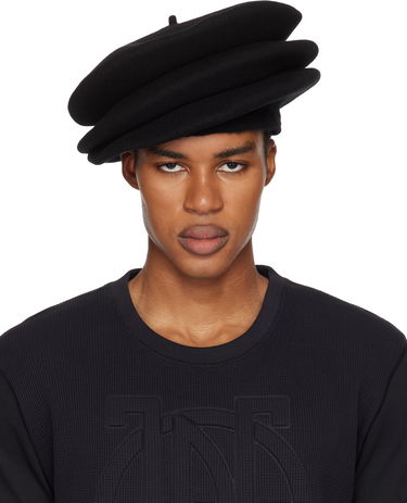 Baretka Jean Paul Gaultier Gaultier Concertina Beret Čierna | 25/33-F-CC049-X057-00, 0