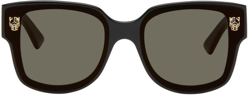 Slnečné okuliare Cartier Panthère Wayfarer Acetate Sunglasses Čierna | CT0357S-001, 0