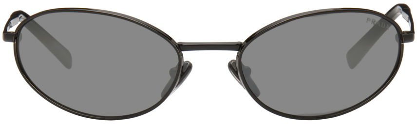Slnečné okuliare Prada Logo Oval Sunglasses Čierna | 0PR A59S 1AB60G59 8056262147764, 0