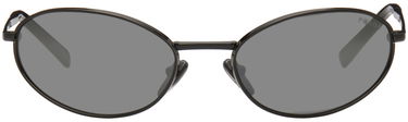 Slnečné okuliare Prada Logo Oval Sunglasses Čierna | 0PR A59S 1AB60G59 8056262147764, 0