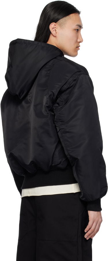 Bomber bunda Entire Studios Hooded Broad Bomber Jacket Čierna | ES2539OI, 2