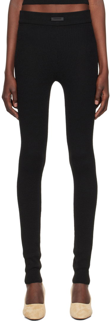 Legíny Fear of God Fear of God ESSENTIALS Waffle Leggings Čierna | 192BT247270FW, 0