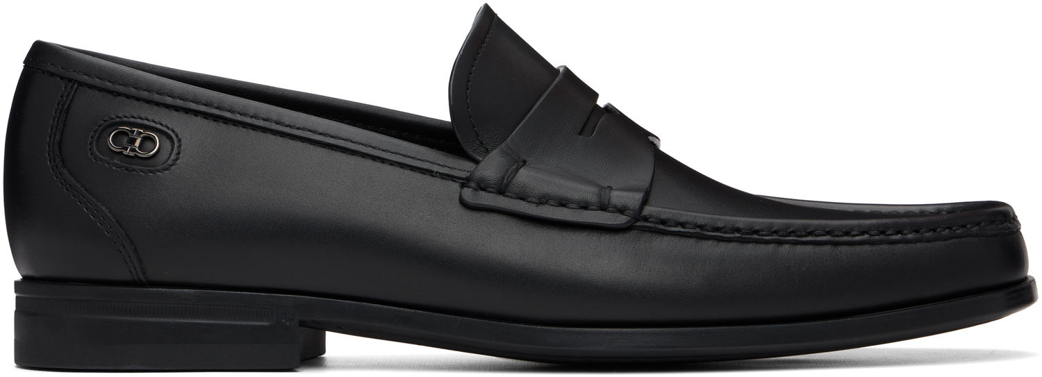 Tenisky a topánky FERRAGAMO Salvatore Ferragamo Athen Penny Loafers Čierna | 784272, 0