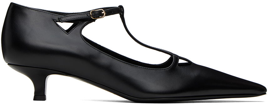 Tenisky a topánky The Row Leather Kitten Heels Čierna | F1399-L60, 0
