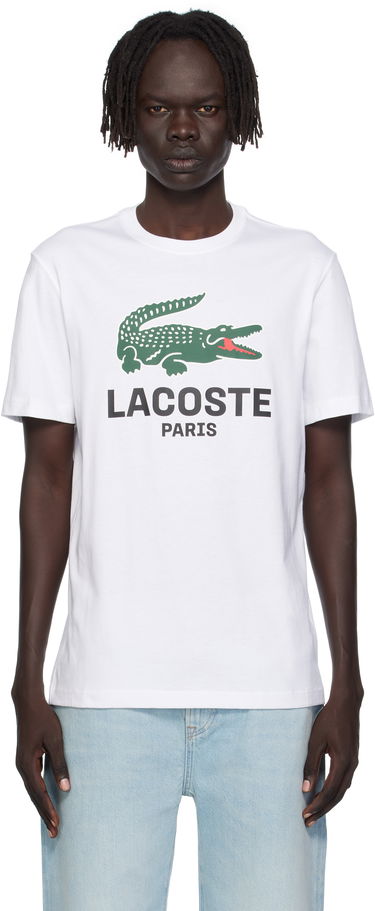 Tričko Lacoste Lacoste Croc Originals T-Shirt Biela | TH5634_001, 0