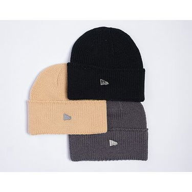 Kulicha New Era Beanie - Medium Knit Wide Cuff Čierna | 60565447, 2