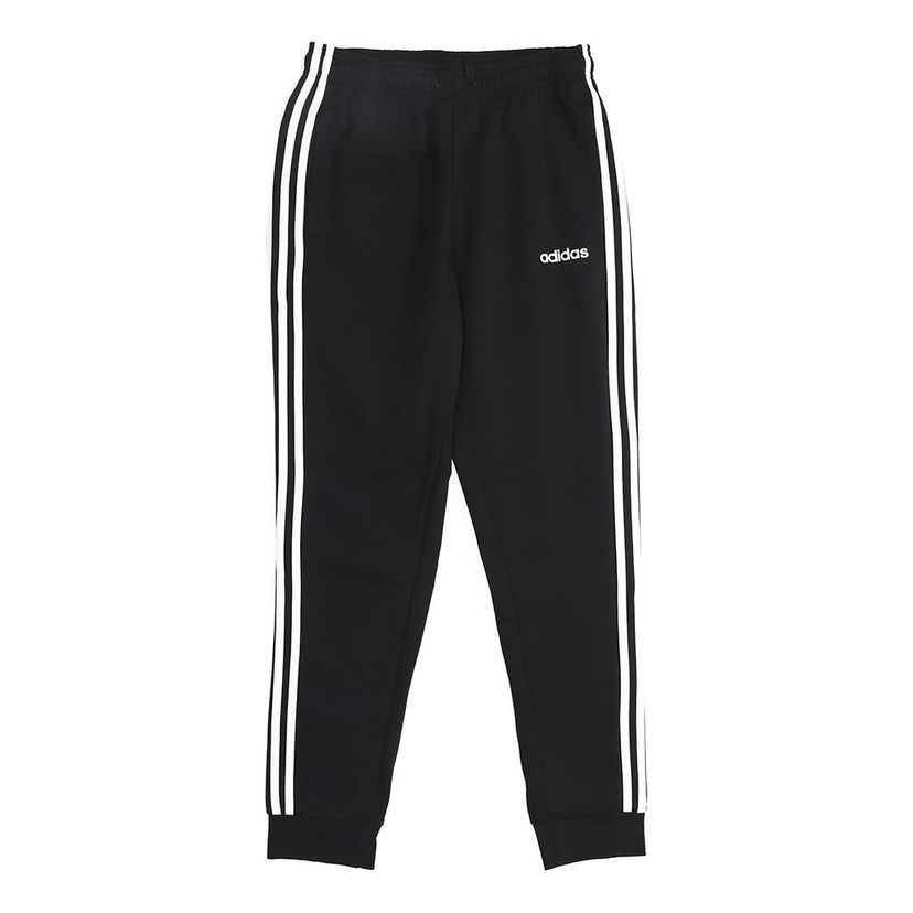 Tepláky adidas Originals Essentials 3-Stripes Tapered Cuffed Fleece Pants Čierna | DQ3095