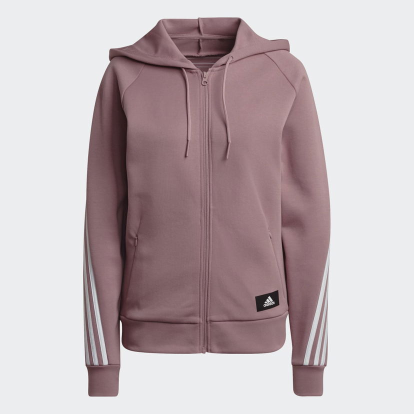 Mikina adidas Performance Sportswear Future Icons 3-Stripes Hooded Top Ružová | HE1659