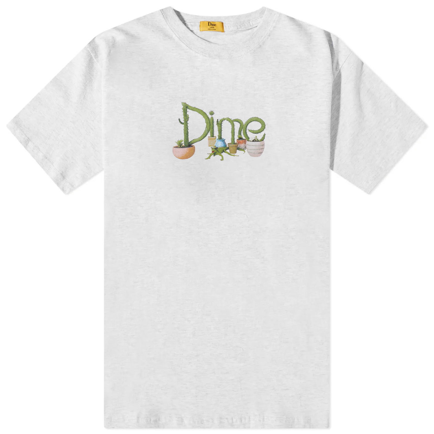 Tričko Dime Cactus Tee Ash Šedá | DIMESU2321ASH, 0