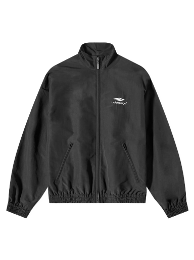 Bunda Balenciaga Nylon Track Jacket Black Čierna | 704505-TKO48-1000