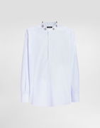 Dolce & Gabbana Cotton Shirt with Crystal Embellishments
