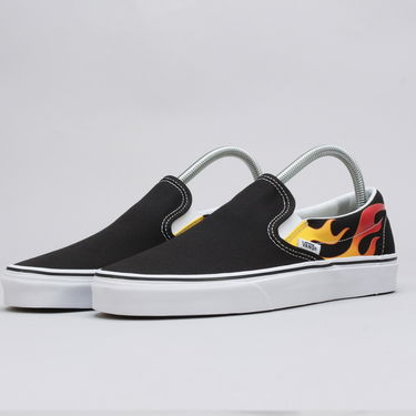 Tenisky a topánky Vans Classic Slip-On Flame Čierna | VN0A38F7PHN, 1