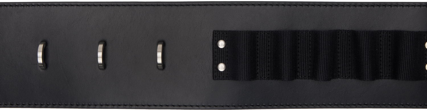 Opasok Rick Owens Rick Owens Hollywood Cargo Belt Čierna | RA01E0684 LGEL, 1