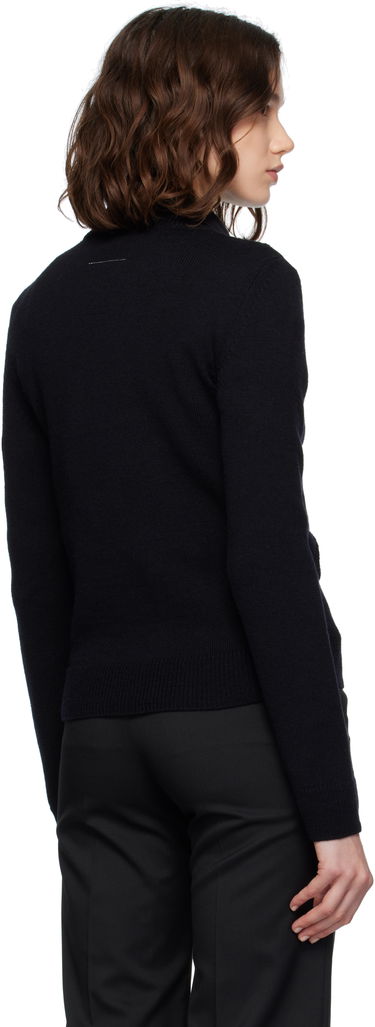Sveter Maison Margiela MM6 Maison Margiela Wool Knit Sweater Čierna | S52HL0044 M13139, 2