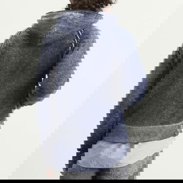 Mikina Acne Studios Kupiter Knitted Hoodie Modrá | B60386-885, 3