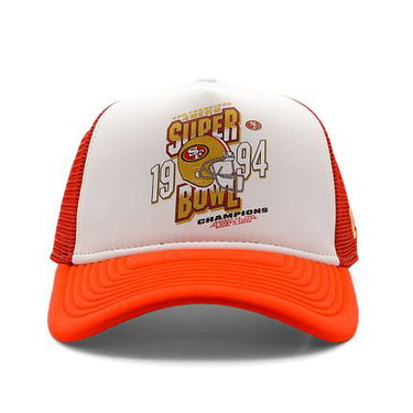 Klobúk New Era San Francisco 49ers NFL Super Bowl 9FORTY Trucker Cap One Size (56-59 cm) Červená | 60595295, 1
