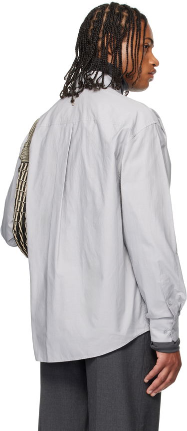 Košeľa LEMAIRE Regular Fit Long Sleeve Button-Up Shirt Šedá | SH1201 LF1500, 2