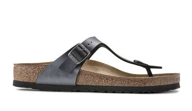 Tenisky a topánky Birkenstock Gizeh "Metalic Black" Čierna | 1021428, 3