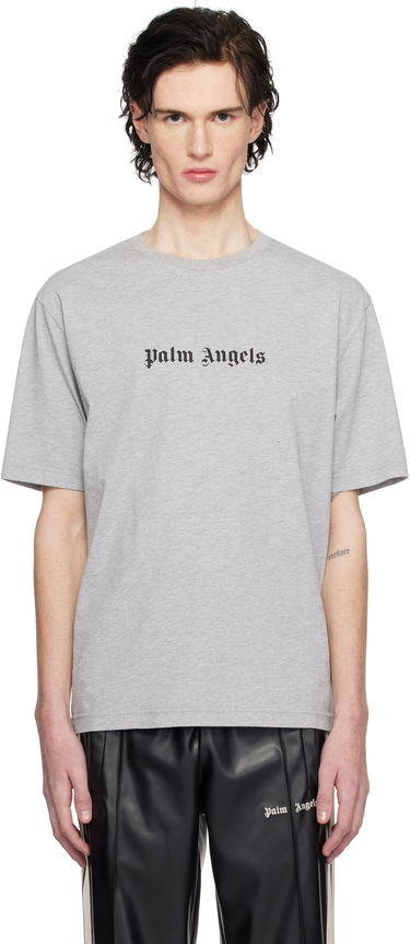 Tričko Palm Angels Slim Fit T-Shirt Šedá | PMAA089C99JER0030810, 0