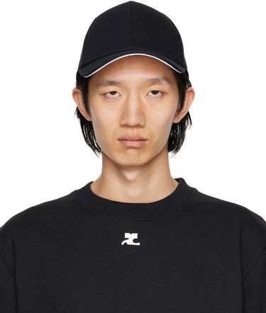 Šiltovka Courrèges Designer Classic Cap Čierna | 123ACT002CO0024, 0