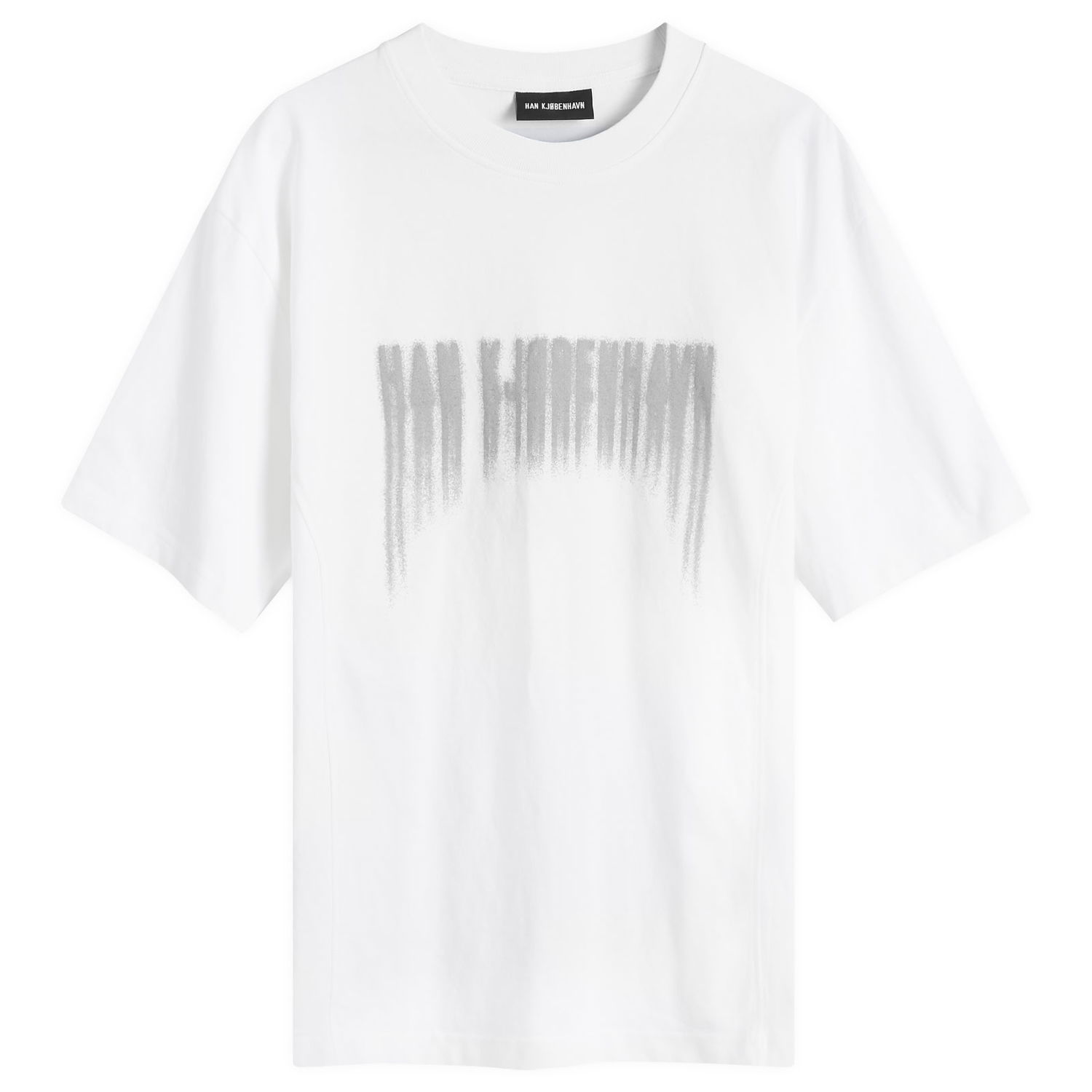 Tričko Han Kjøbenhavn Faded Logo Boxy T-Shirt Biela | M-134014-225, 1