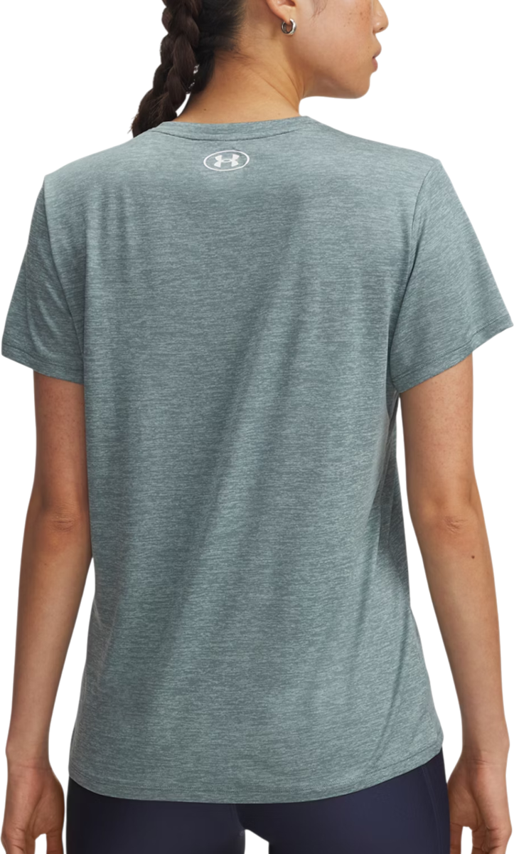Tričko Under Armour V-Neck Short Sleeve T-Shirt Tech SSV-Twist Zelené | 1384227-587, 1
