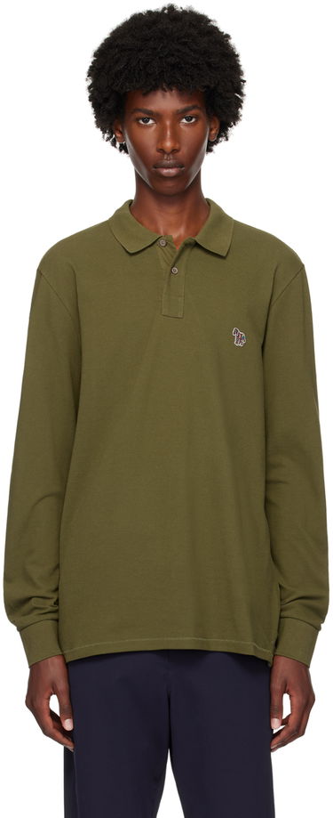 Polo tričko Paul Smith PS Paul Smith Zebra Long Sleeve Polo Zelené | M2R-115LZ-N20067-36E, 0