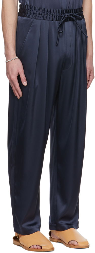 Nohavice Nanushka Nanushka Jiro Pleated Trousers Navy | NM22PFPA00759, 1
