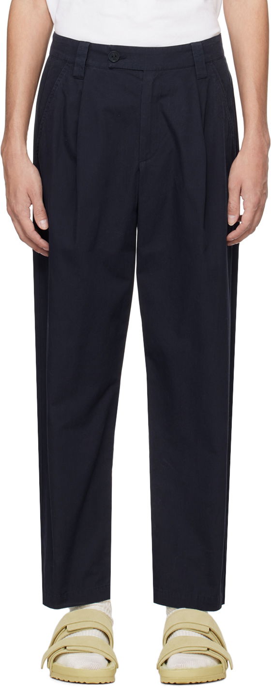 Nohavice A.P.C. Renato Trousers Navy | COGWI-H08428