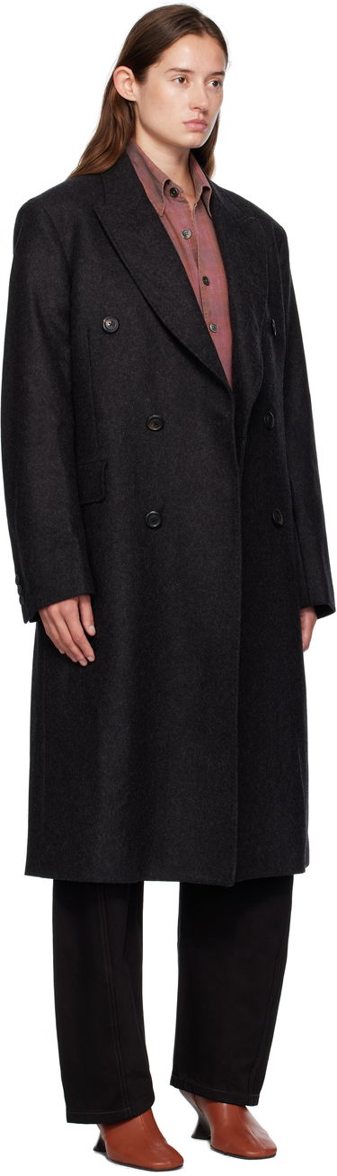 Kabáty OUR LEGACY OUR LEGACY Whale Double-Breasted Coat Čierna | M4251WG, 4