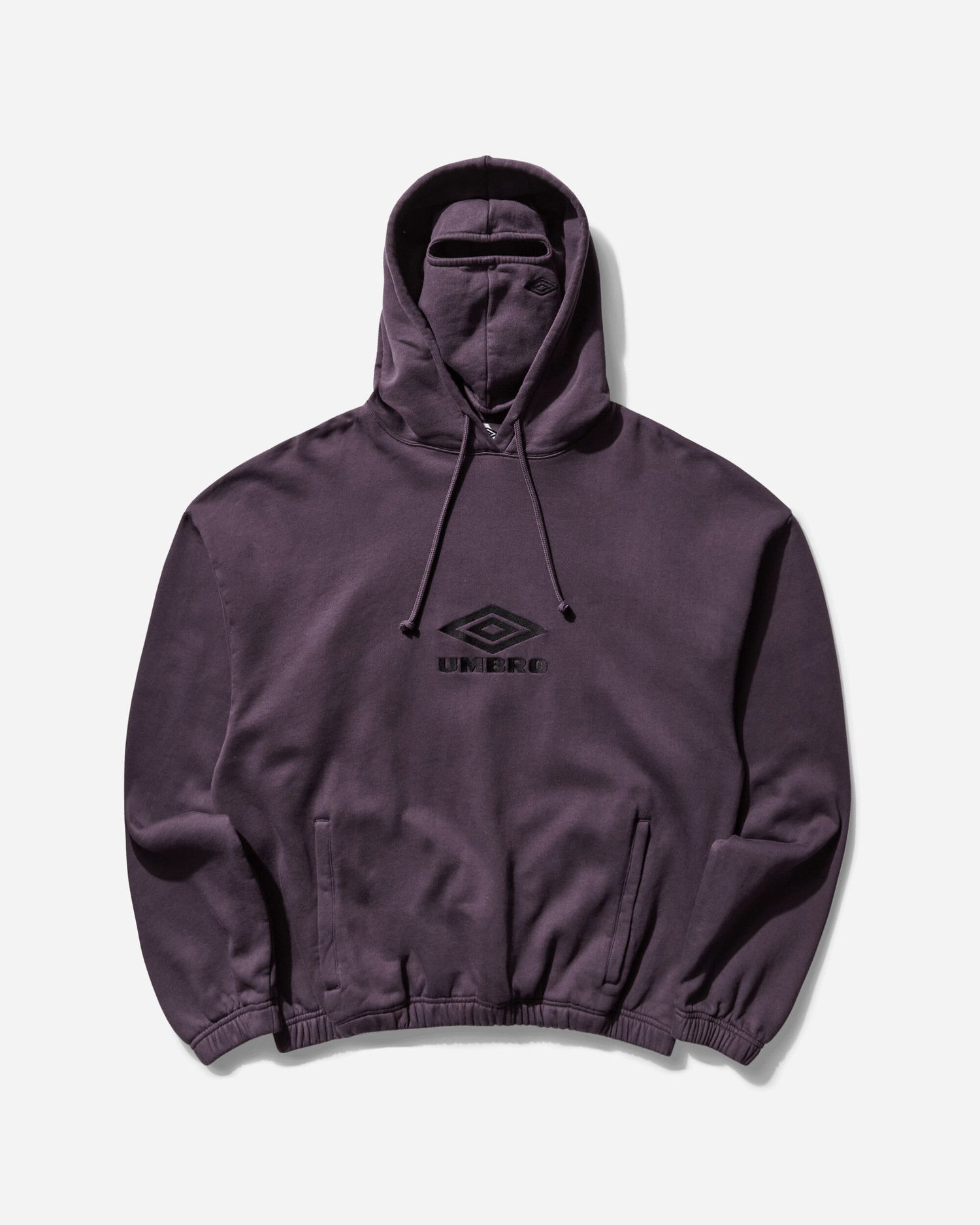 Mikina Umbro Logo Masked Hoodie Fialová | UBMW0216FA147 PLE0003, 1