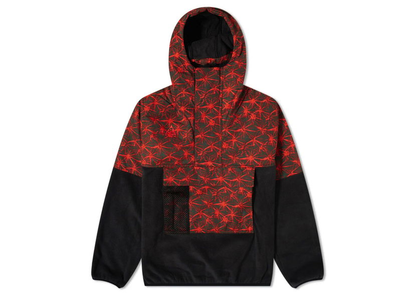 Bunda Nike ACG Lightweight Fleece Jacket Black Červená | CK3106-010
