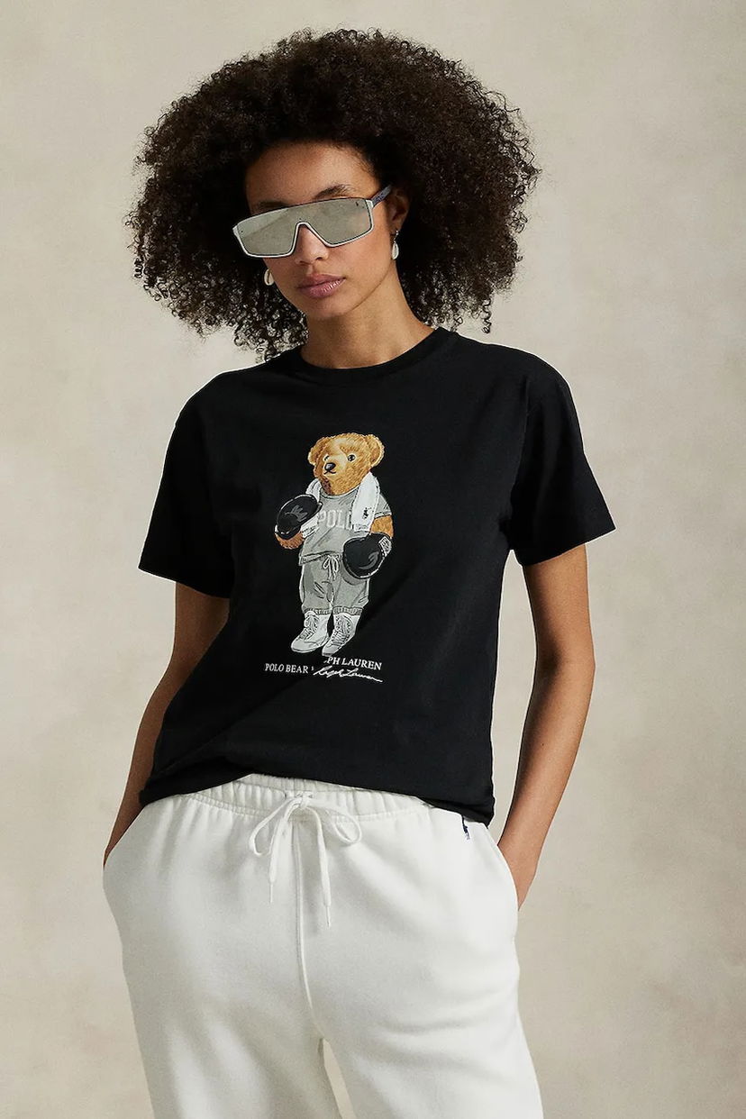 Tričko Polo by Ralph Lauren Polo Ralph Lauren Boxer Bear T-Shirt Čierna | 211971709