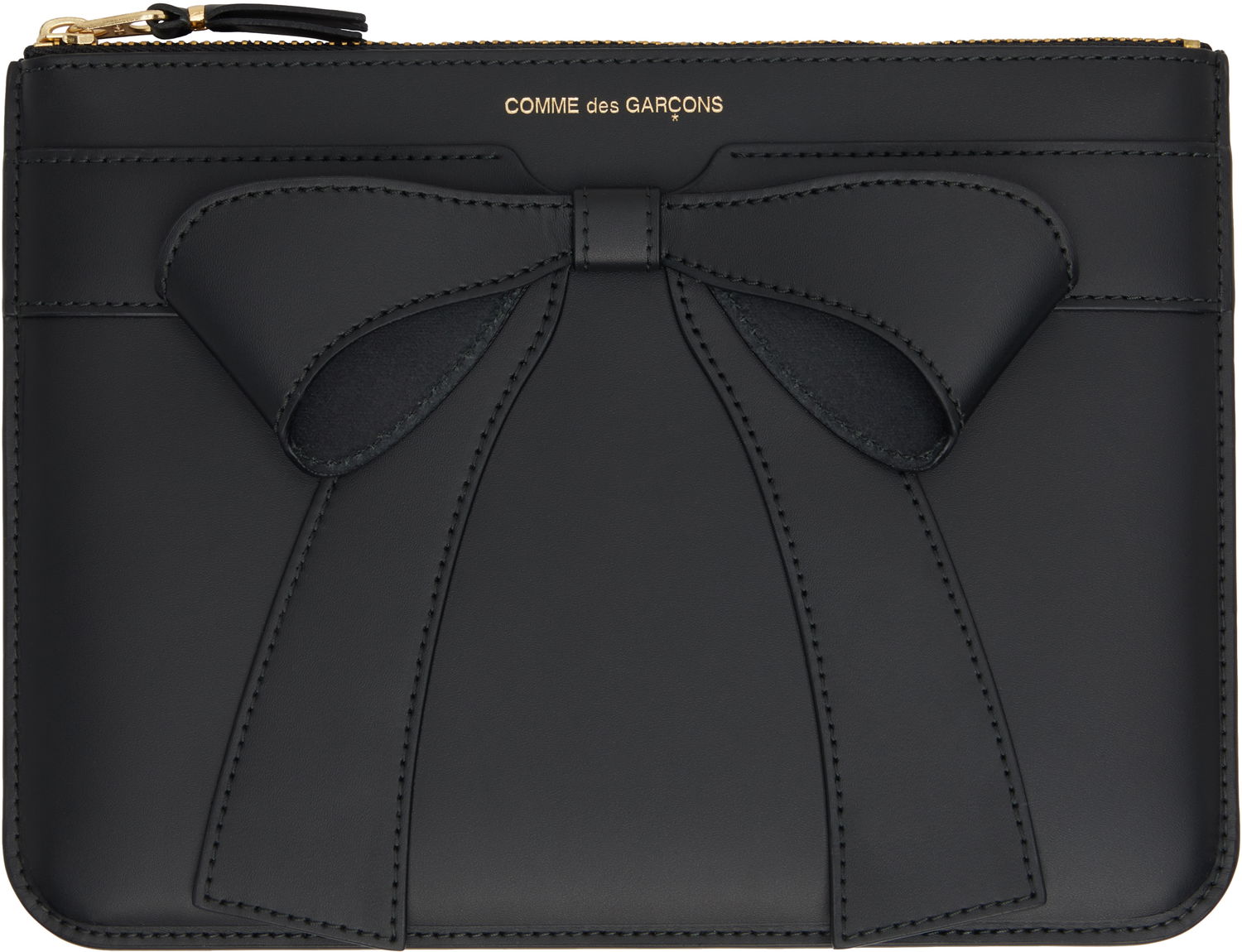 Peňaženka Comme des Garçons COMME des GARÇONS Big Bow Pouch Čierna | SA5100BB, 0