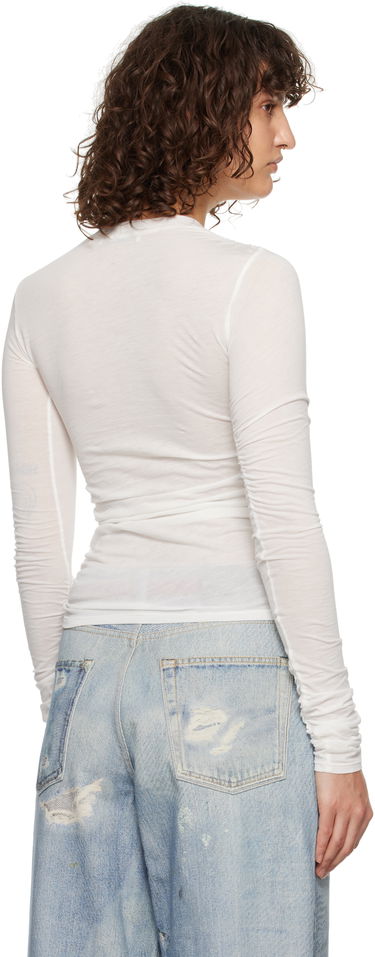 Tričko OUR LEGACY OUR LEGACY Strain Slim Longsleeve T-Shirt Biela | W2256SW, 2