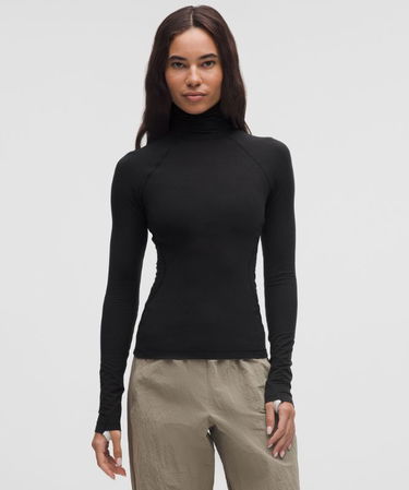 Sveter lululemon Wool-Blend Turtleneck Base Layer Čierna | prod20001527, 0