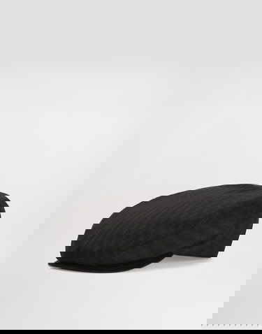 Šiltovka Dolce & Gabbana Dolce & Gabbana Virgin Wool Pinstripe Flat Cap 59 Čierna | GH587ZFR2ZXS8051, 3